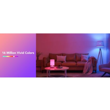 Govee - LED RGBWW himmennettävä älylamppu Smart MATTER E27/9W/230V 2700-6500K Wi-Fi
