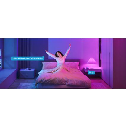 Govee - LED RGBWW himmennettävä älylamppu Smart MATTER E27/9W/230V 2700-6500K Wi-Fi