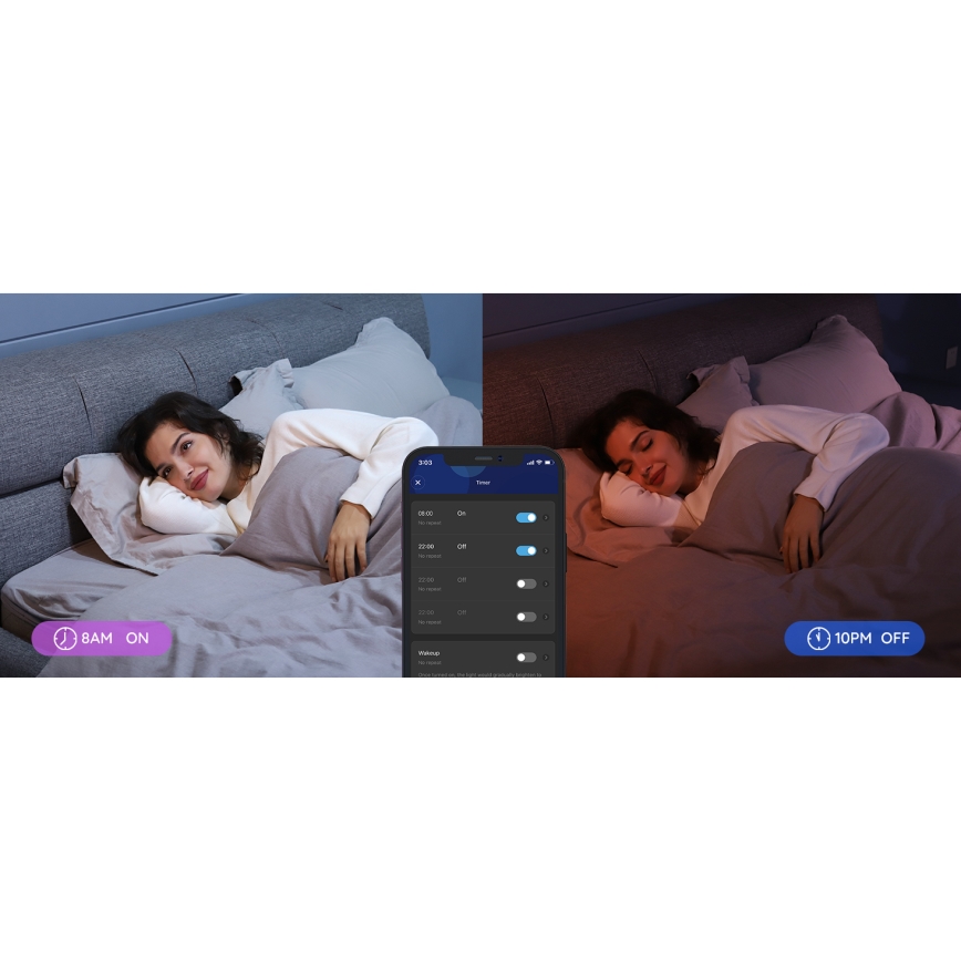 Govee - LED RGBWW Himmennettävä lamppu Smart E27/9W/230V 2700-6500K Wi-Fi
