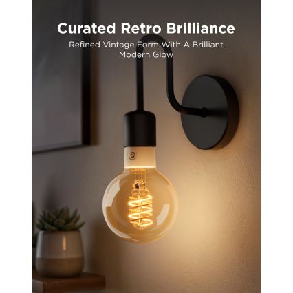 Govee - LED RGBWW Himmennettävä lamppu Smart MATTER G80 E27/5W/230V 2700-6500K Wi-Fi