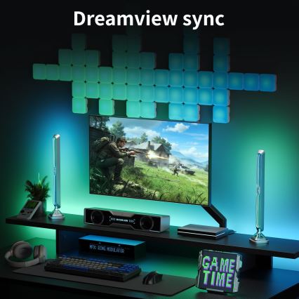 Govee - Pixel Valaistus 1024 LED-paneeli Matter LED/12W/12V Wi-Fi