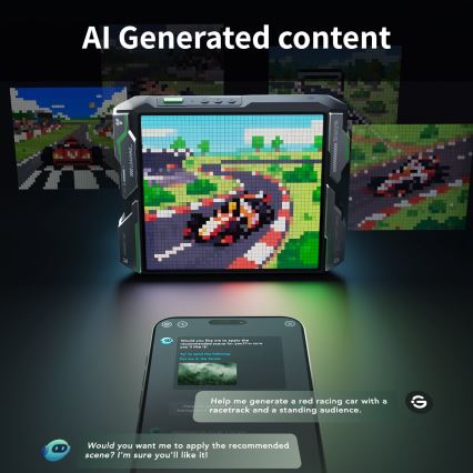 Govee - Pixel Valaistus 1024 LED-paneeli Matter LED/12W/12V Wi-Fi