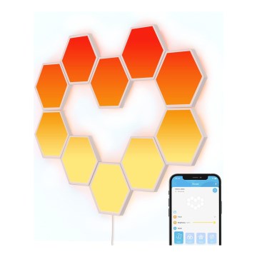 Govee - SARJA 10x himmennettävää LED RGB -paneelia LED/36W/230V Wi-Fi