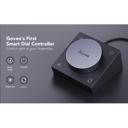 Govee - SETTI 2x Smart Gaming Wi-Fi LED RGBIC paneelit + Smart Dual musta + kaukosäädin