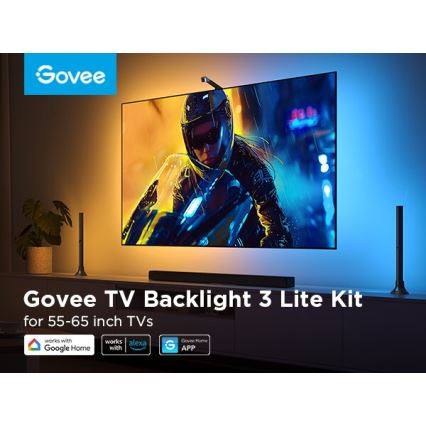 Govee - SETTI 2x Backlight TV 55-65 SMART LED taustavalo RGBICW Wi-Fi