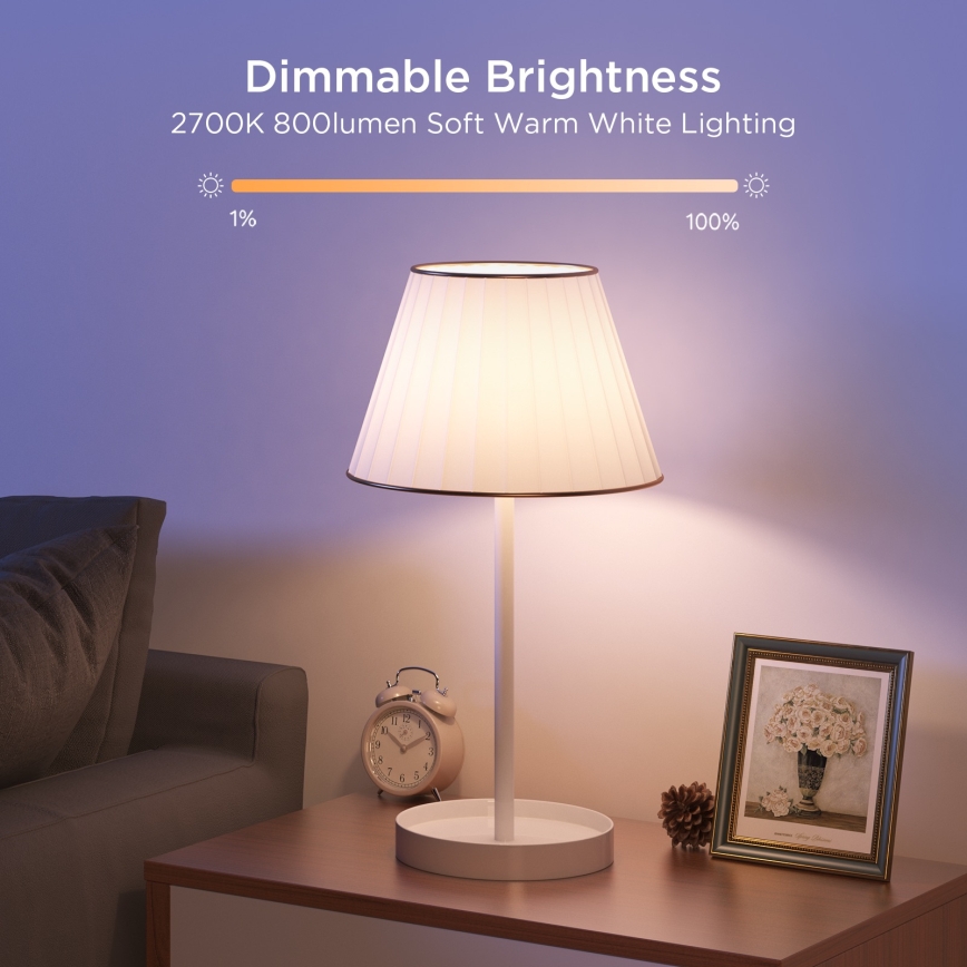 Govee - Setti 2x himmennettävät LED-lamput Smart MATTER A60 E27/9W/230V 2700-6500K Wi-Fi