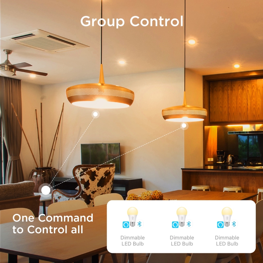 Govee - Setti 2x himmennettävät LED-lamput Smart MATTER A60 E27/9W/230V 2700-6500K Wi-Fi