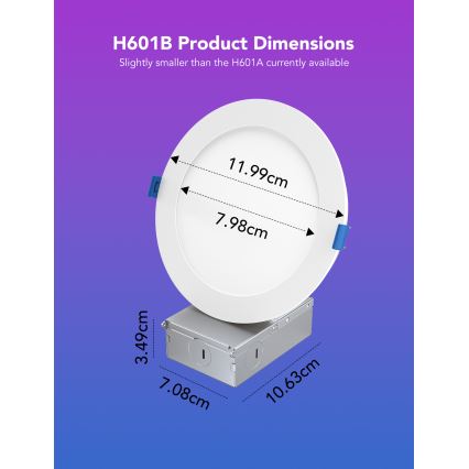Govee - SETTI 2x LED RGBWW Upotettu valo LED/11W/230V Smart 2700-6500K