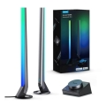 Govee - SETTI 2x Smart Gaming Wi-Fi LED RGBIC paneelit + Smart Dual musta + kaukosäädin