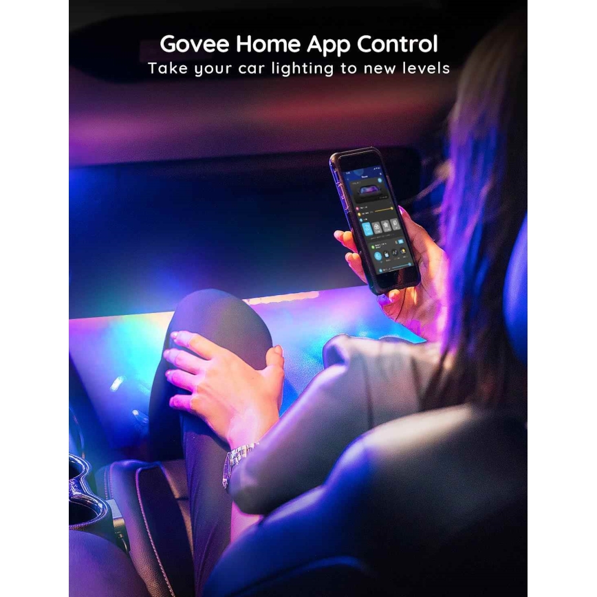 Govee - Smart LED auto valonauhat - RGBIC