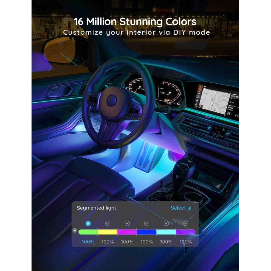 Govee - Smart LED auto valonauhat - RGBIC