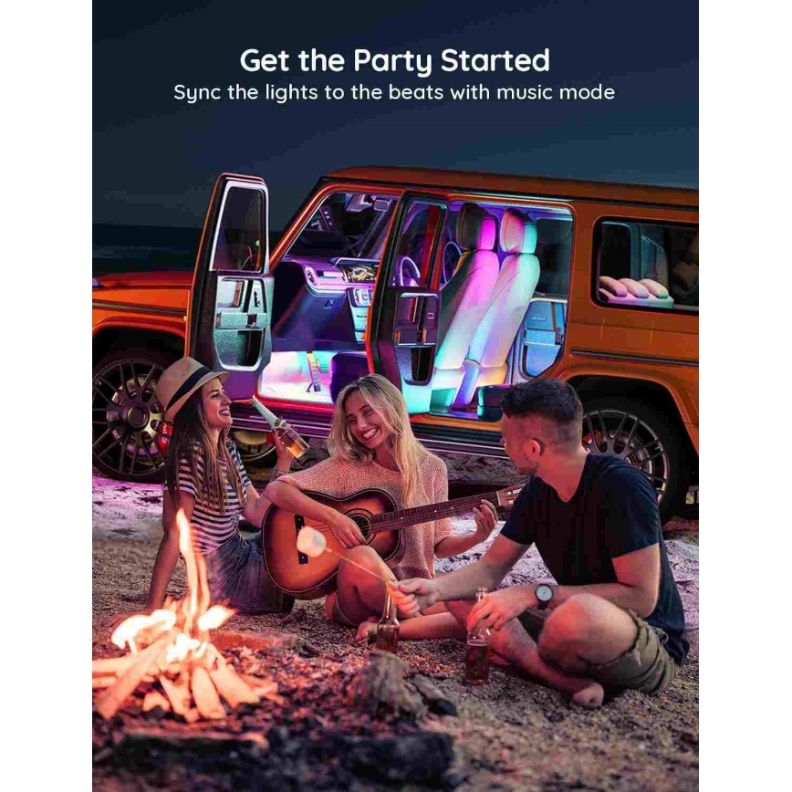 Govee - Smart LED auto valonauhat - RGBIC