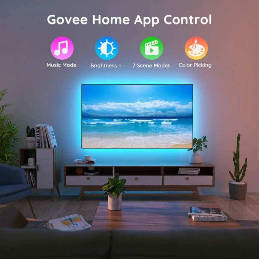Govee - TV 46-60 älykäs LED-taustavalaistus RGB + kaukosäädin