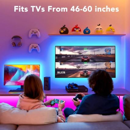 Govee - TV 46-60 älykäs LED-taustavalaistus RGB + kaukosäädin