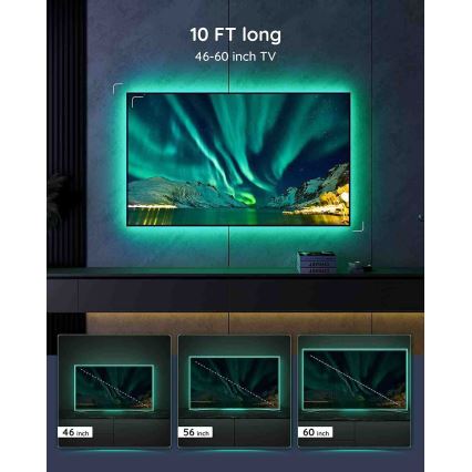 Govee - TV 46-60 älykäs RGB-LED-taustavalo