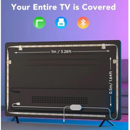 Govee - TV 46-60 älykäs RGB-LED-taustavalo