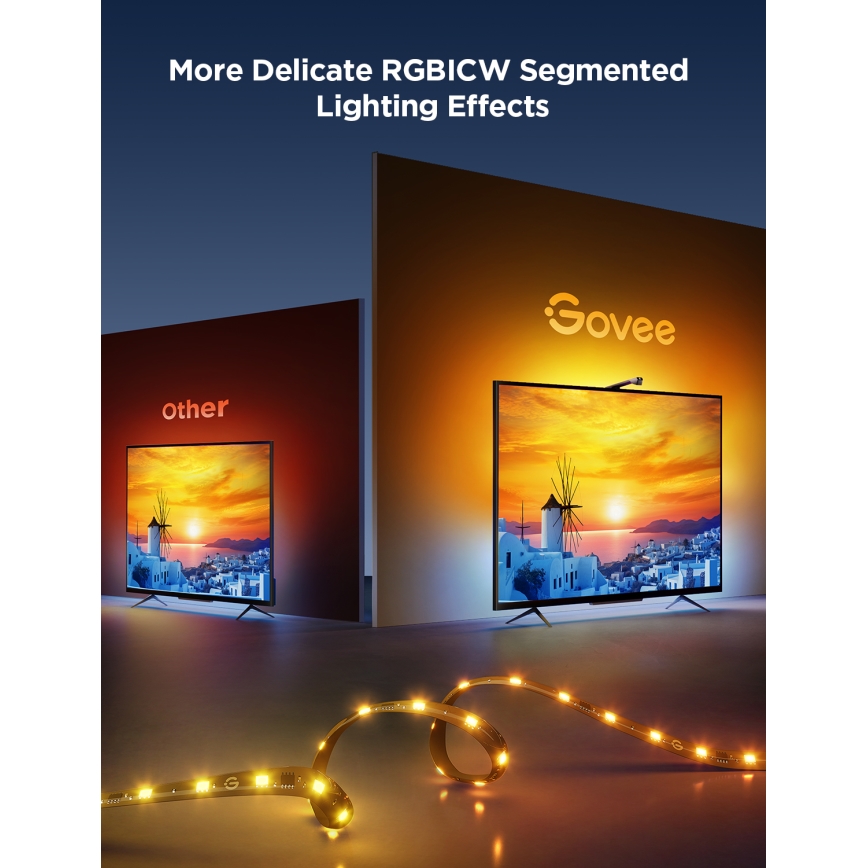 Govee - TV Backlight 3 Lite TV 75-85 SMART LED taustavalo RGBICW Wi-Fi IP67