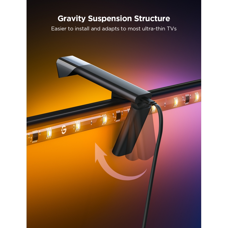 Govee - TV Backlight 3 Lite TV 75-85 SMART LED taustavalo RGBICW Wi-Fi IP67