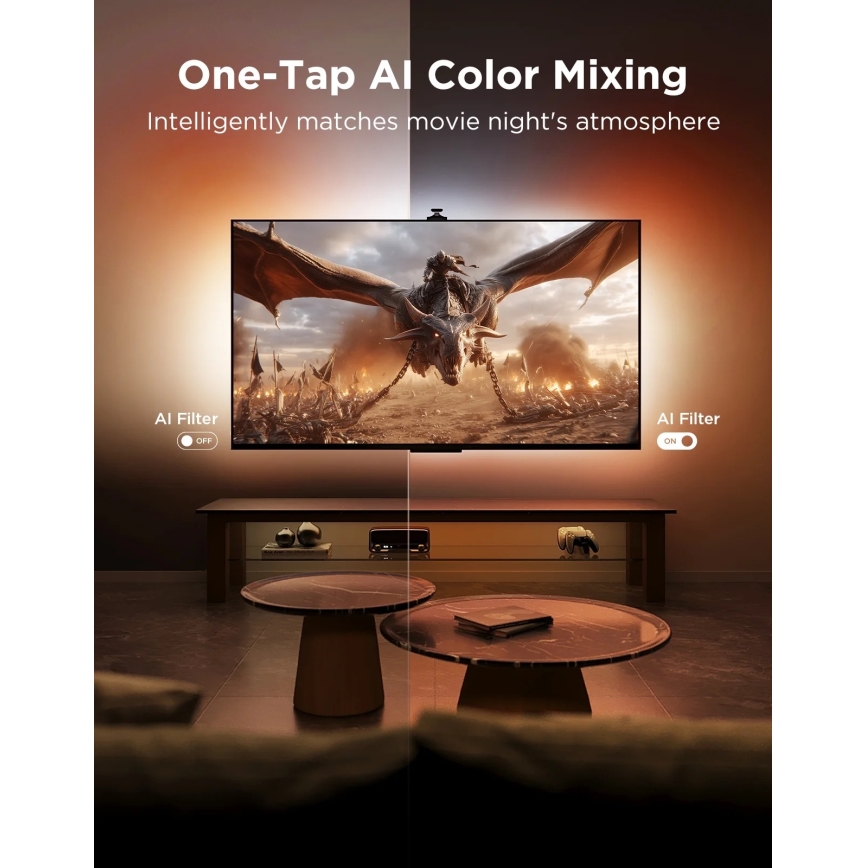 Govee - TV Backlight 3 Pro 55-65 äly-LED-taustavalo RGBIC Wi‑Fi