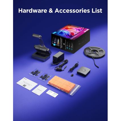 Govee - TV Backlight 3 Pro 75-85 Älykäs RGBIC LED-taustavalaistus Wi-Fi