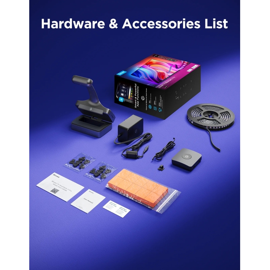 Govee - TV Backlight 3 Pro 75-85 Älykäs RGBIC LED-taustavalaistus Wi-Fi