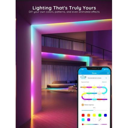 Govee - Wi-Fi RGBIC PRO älykäs LED-nauha 10m