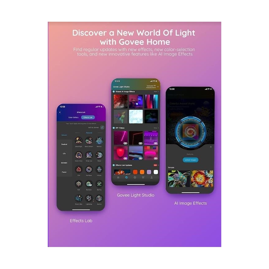 Govee - Wi-Fi RGBIC PRO älykäs LED-nauha 10m