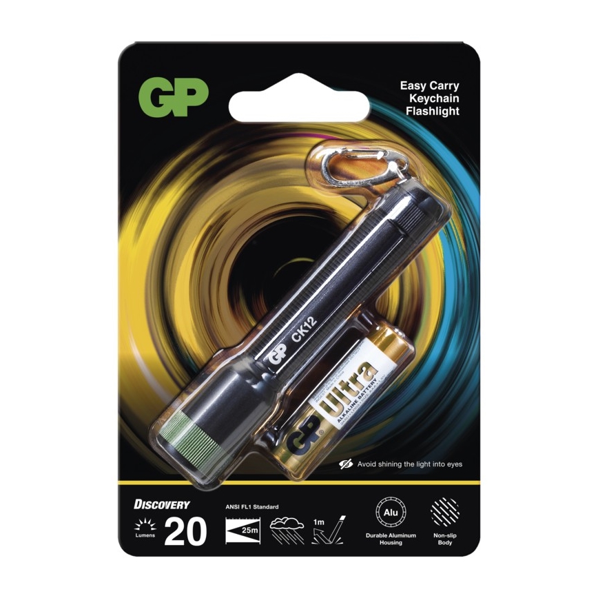 GP LED-taskulamppu DISCOVERY CK12 LED/1xAAA