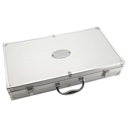 Grillausvälineet ruostumaton teräs kotelon kanssa 18 kpl