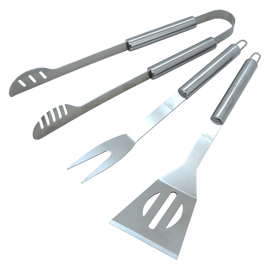 Grillivälineet ruostumatonta terästä 3 kpl