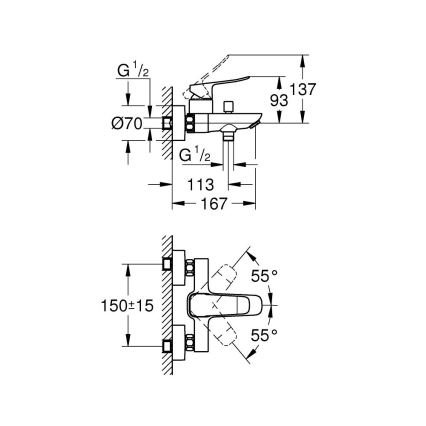 GROHE 1018720000 - DICE ammehana, kiiltävä kromi