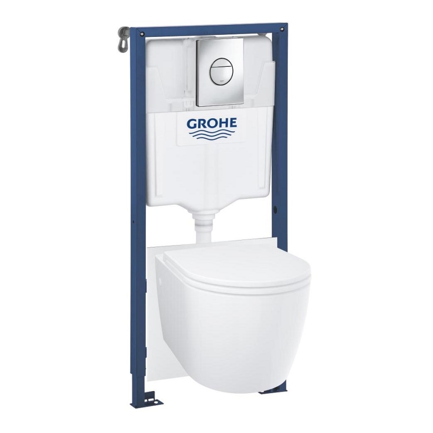 GROHE 103846SH00 - 5-in-1-setti SOLIDO 1,13 m keramiikka/valkoinen