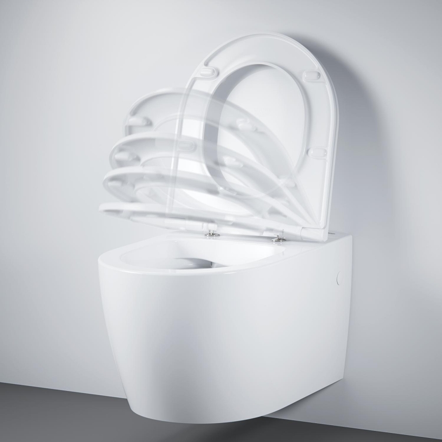 GROHE 103848SH00 - Seinään asennettava WC START ROUND CERAMIC 368 × 543 mm valkoinen