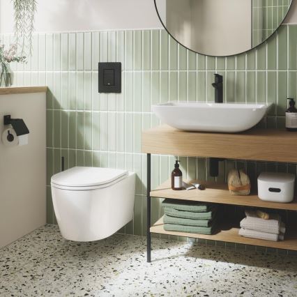 GROHE 103848SH00 - Seinään asennettava WC START ROUND CERAMIC 368 × 543 mm valkoinen