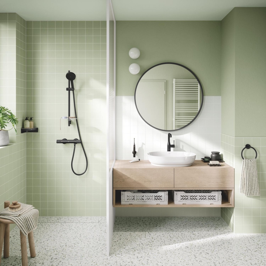 GROHE 1348662430 - Suihkusetti VITALIO JOY+ 120 mm musta