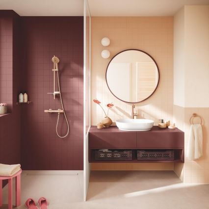 GROHE 134866DL00 - VITALIO JOY+ 120 mm kuparinsävyinen suihkusarja