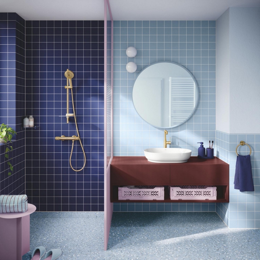 GROHE 134866GN00 - VITALIO JOY+ 120 mm suihkusarja, kulta