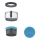 GROHE 13929000 - Hanan ilmasekoitin M 24 × 1, kiiltävä kromi