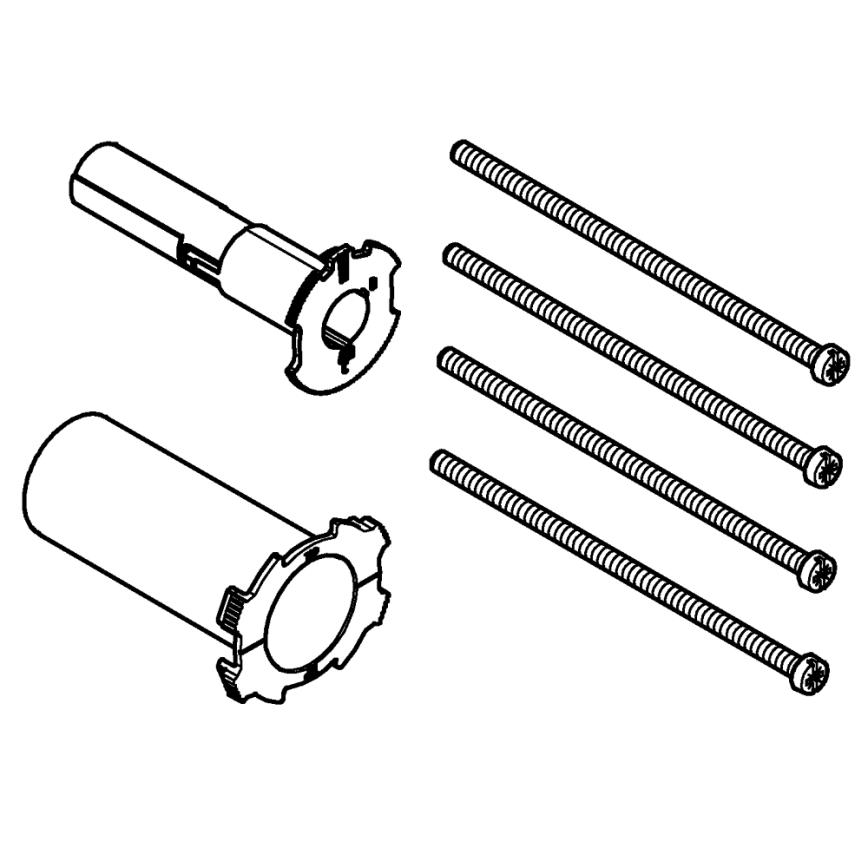 GROHE 14058000 - Yleiskäyttöinen 25 mm jatkosarja