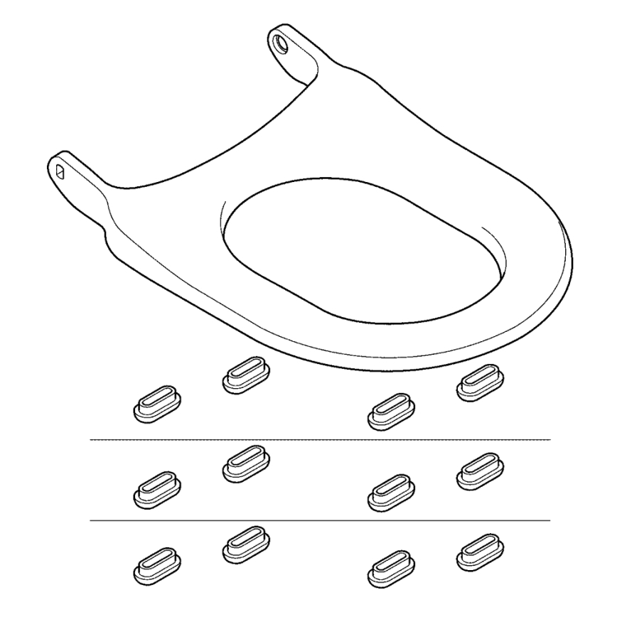 GROHE 14924SH0 - SENSIA ARENA WC-istuin, dura-valkoinen