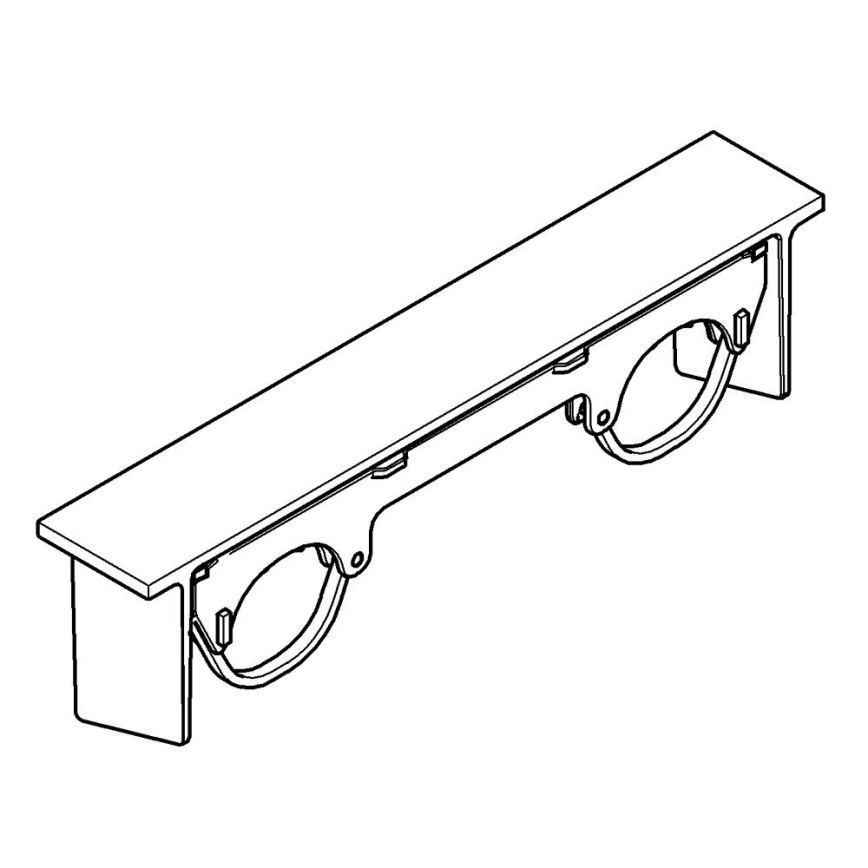 GROHE 18608001 - GROHTHERM 2000 -hylly, kiiltävä kromi