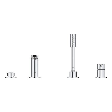 GROHE 19577001 - LINEARE nelireikäinen ammehana, kiiltävä kromi