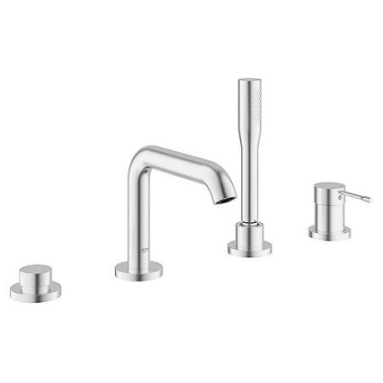 GROHE 19578DC1 - ESSENCE nelireikäinen amme-yhdistelmä, ruostumaton teräs