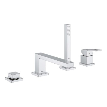GROHE 19897001 - EUROCUBE nelireikäinen ammehana, kiiltävä kromi