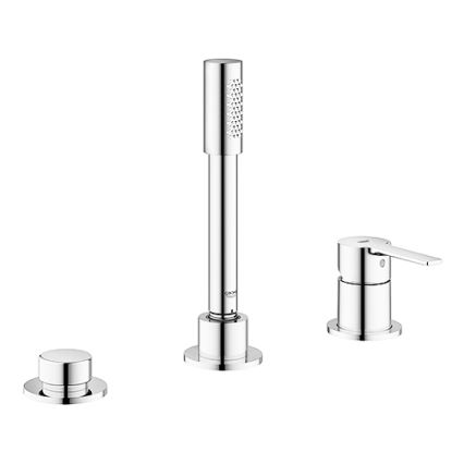 GROHE 19965001 - LINEARE kolmireikäinen ammehana, kiiltävä kromi