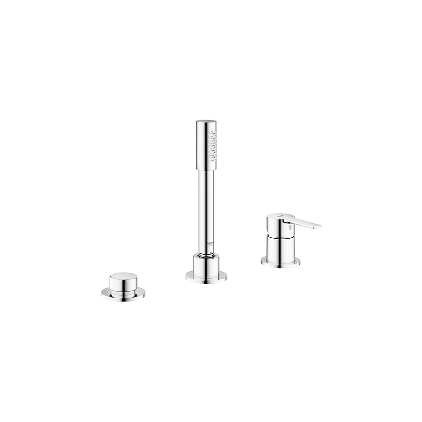 GROHE 19965001 - LINEARE kolmireikäinen ammehana, kiiltävä kromi