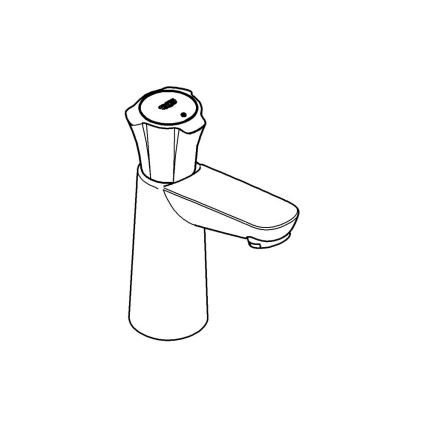 GROHE 20186001 - COSTA L DN 15 pöytäkiinnitteinen hana, kiiltävä kromi