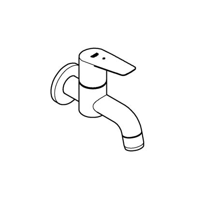 GROHE 20238001 - Tyhjennysventtiili DN 15, kiiltävä kromipinta