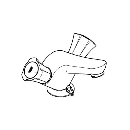 GROHE 21100001 - Pesuallashana COSTA L DN 15 kiillotettu kromi