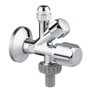 GROHE 22035000 - Kombi-kulmaventtiili UNIVERSAL DN 15, kiiltävä kromi